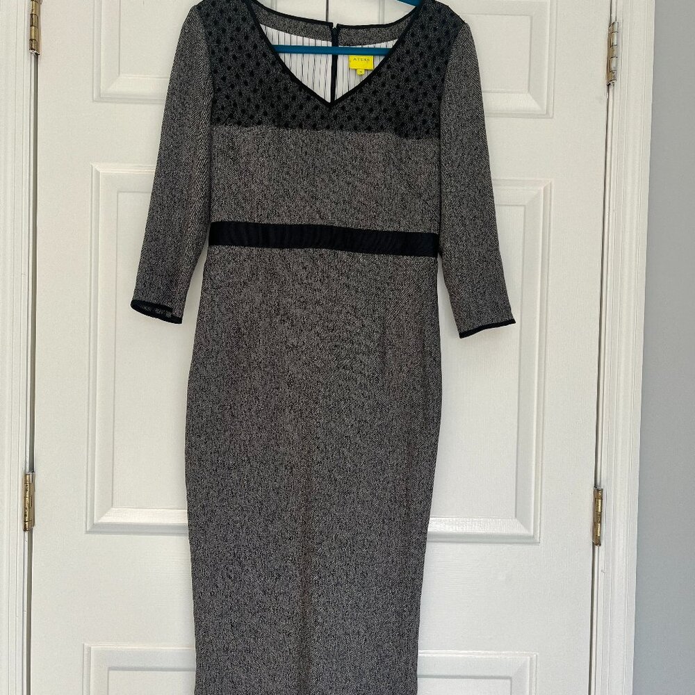 Aysha Three Quarter Sleeve Pencil Dress